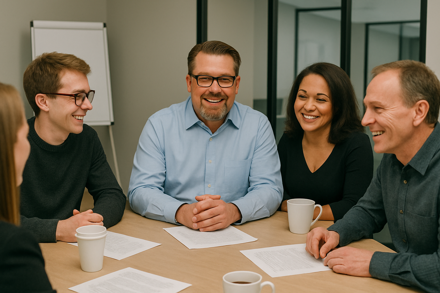 Oak Harbor Tech team meeting - collaborative software development